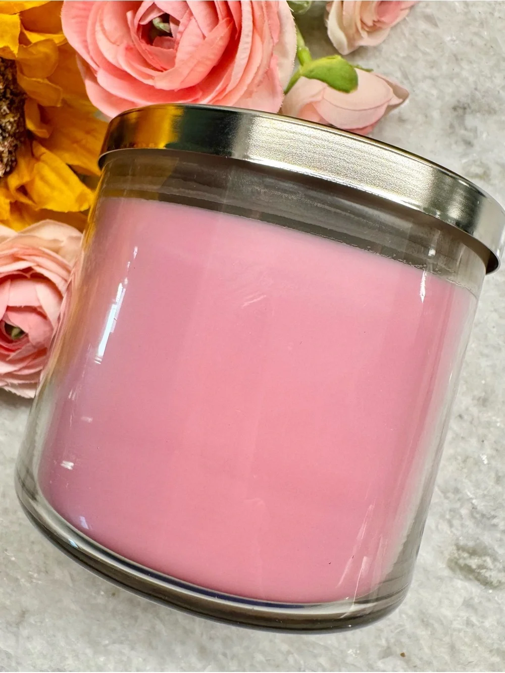 New Bath & Body Works 3-Wick Black Cherry Merlot Candle 14.5oz Pink Shell Design